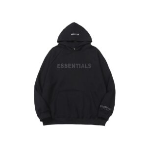 essentials logo hoodie