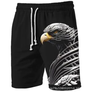 3d digital print shorts