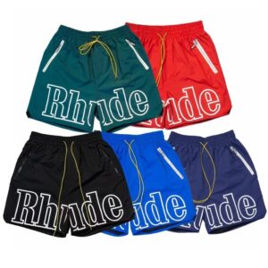 rhude reflective shorts