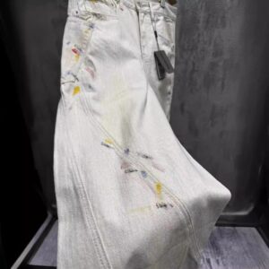 paris b hand painted jeans