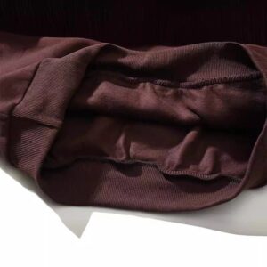 graphic brown hoodie