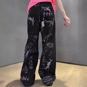 paris b graffiti jeans