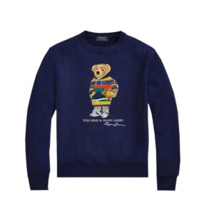 ralph lauren crewneck sweatshirt( white and blue)