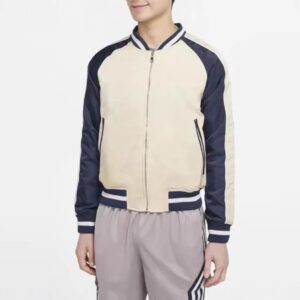 air jordan embroidered bomber jacket, multi
