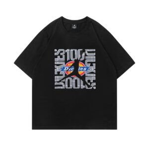 air jordan spring 2025 print cotton tee (white and black)