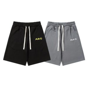 maison margiela embroidered shorts