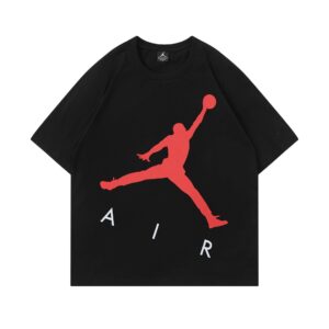 air jordan spring print cotton tee ( white and black)