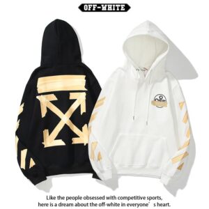 off white hoodie multi color