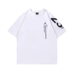 air jordan spring 2025 graphic t shirt （white and black）