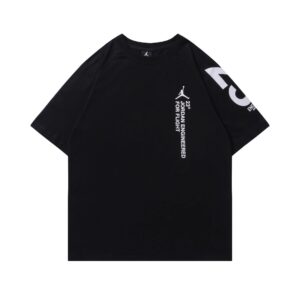 air jordan spring 2025 graphic t shirt （white and black）