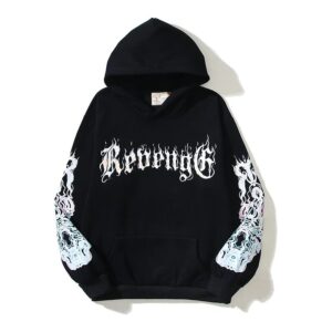 revenge graphic hoodie