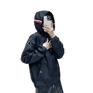 moncler hooded jacket (black)