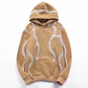chain pattern hoodie