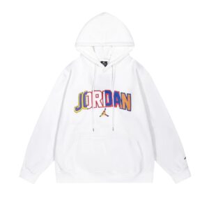 air jordan trendy hoodie (white and black)