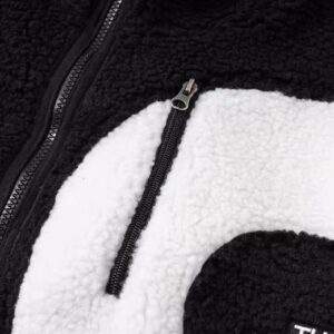 sureme embroidery hooded jacket black