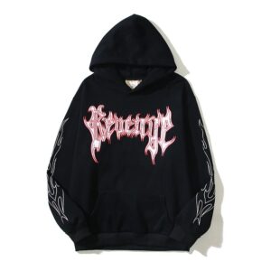 revenge graphic hoodie