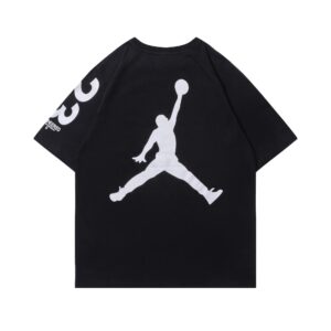 air jordan spring 2025 graphic t shirt （white and black）