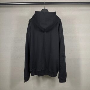 balenciaga black stripe hoodie