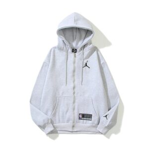 air jordan men's hoodie grey and black