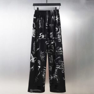 balenciaga graffiti hoodie black