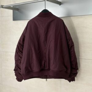 balenciaga bomber jacket black