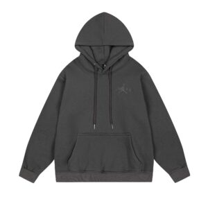 air jordan 2025 fall printed hoodie（ gray and black）