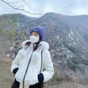 canada goose couple jacket, multi color