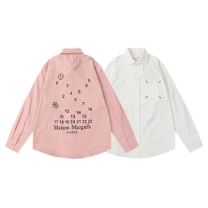 mm6 loose letter shirt