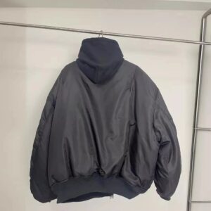 balenciaga bomber jacket black