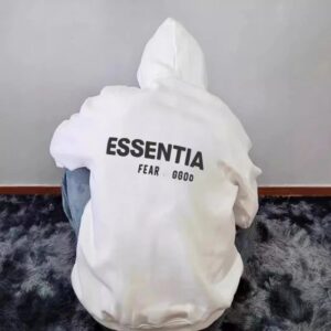 essentials printed hoodie