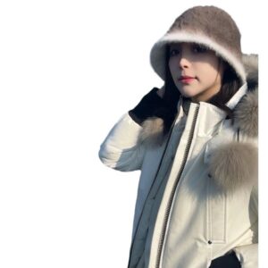 canada goose couple jacket, multi color