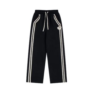 maison margiela loose fit embroidered pants