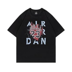 air jordan spring 2025 graphic t shirt white and black