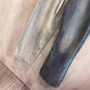 2024 patchwork flare jeans