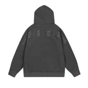 air jordan 2025 fall printed hoodie（ gray and black）