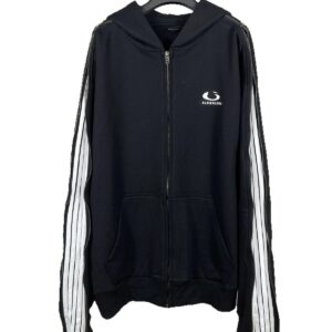 balenciaga black stripe hoodie