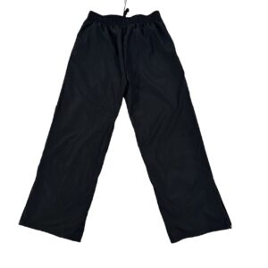 balenciaga embroidered track pants black