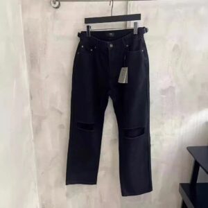 balenciaga washed denim pants