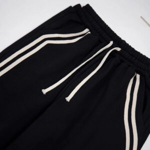 maison margiela loose fit embroidered pants