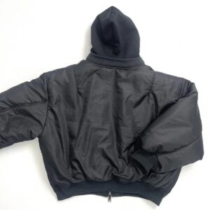 balenciaga bomber jacket black