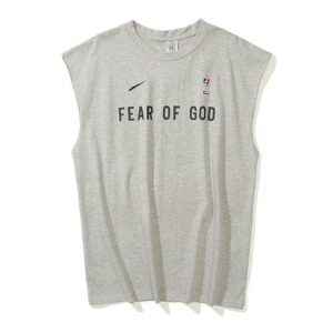 fear of god sleeveless t shirt