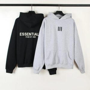 essentials logo hoodie