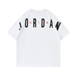 jordanwhite & black with red accent 2025 graphic tee