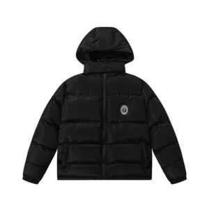 trapstar black detachable hood jacket