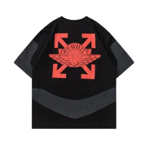 air jordan 2025 summer urban tee white gray and black gray