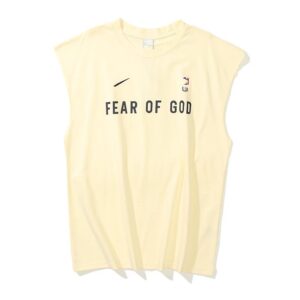 fear of god sleeveless t shirt