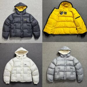 corteiz puffer jacket multicolor