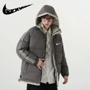 nike winter hooded men's jacket+multiple colors