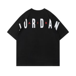 jordanwhite & black with red accent 2025 graphic tee