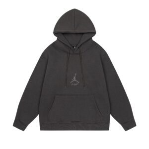 air jordan fleece hoodie 2024(gray and black)